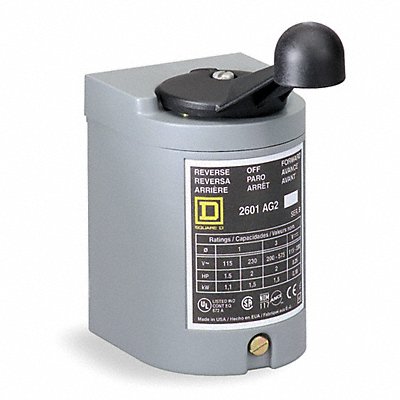 SQUARE D 2601BW1 DrumSwtch Maintained/Momentary NEMA 4 3P