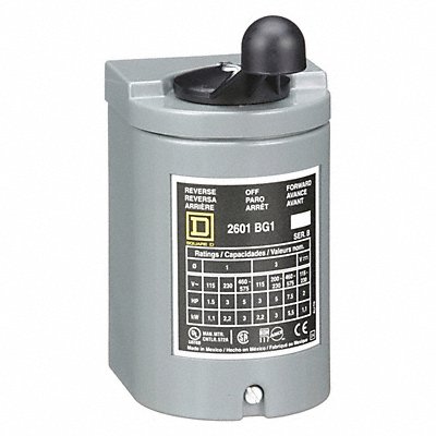SQUARE D 2601BG1 DrumSwtch Maintained/Momentary NEMA 1 3P