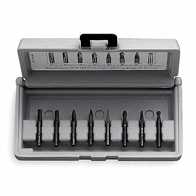 WIDIA METAL REMOVAL M40593 Carbide Burr Set 8 PC
