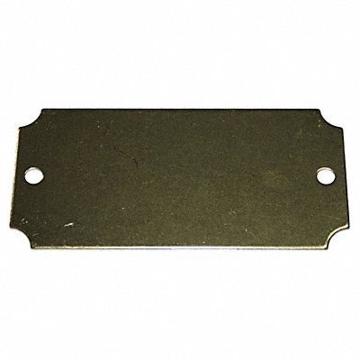 GRAINGER 2CEA6 Blank Valve Tag 1 7/16in H 3in W PK100