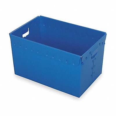 DIVERSI-PLAST 39820 Nesting Ctr Blue Corrugated HDPE PK3