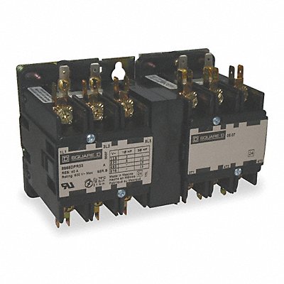 SQUARE D 8965DPR33V02 Hoist Contactor 110/120VAC 3Pole 30A