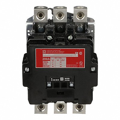 SQUARE D 8903SVO2V02 Lighting Magnetic Contactor 220/208-240VAC 3P 75A