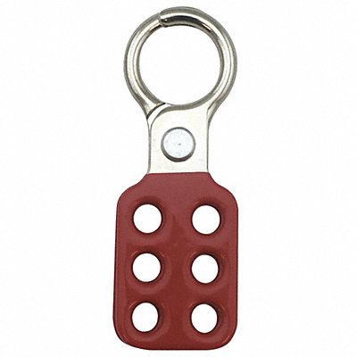 CONDOR 7545 Lockout Hasp Snap-On 6 Lock Red