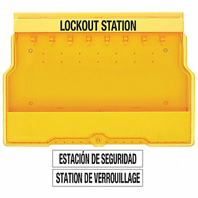 MASTER LOCK S1850 Lockout Station Unfilled 22 In W
