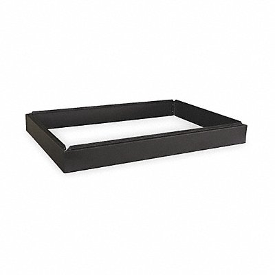 GRAINGER 2CLD2 Cabinet Flat File Closed Base Black