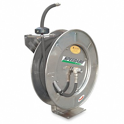 SPEEDAIRE 2CUD4 Spring Return Hose Reel 1/2 MNPT 50 ft