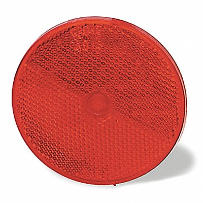 GROTE 401523 Centr Mount Reflector Round Red 3-5/16 L