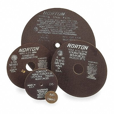 NORTON 66253122818 Cut Off Wheel 5/8 Connect. B 57A