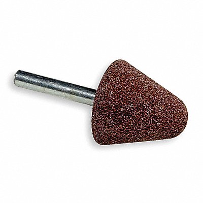 NORTON 61463624380 Vitrified Mounted Point 1-1/4x1-1/4in 60G