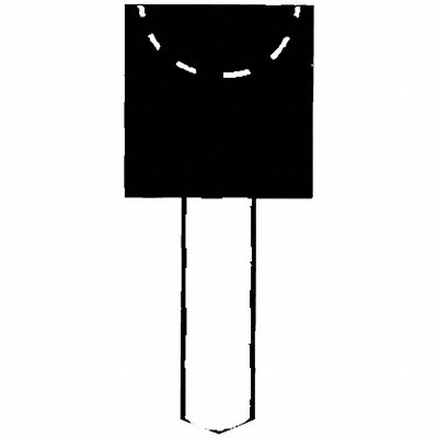 NORTON 61463624481 Vitrified Mounted Point 3/8 x 3/8in 60G