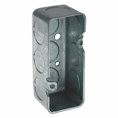 RACO 640 Electrical Box 1 GangGalvanised Steel