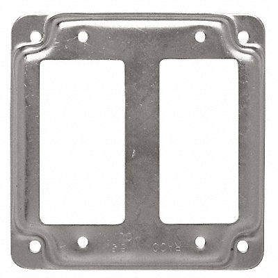 RACO 809C Electrical Box Cover Square GFCI 2Gang