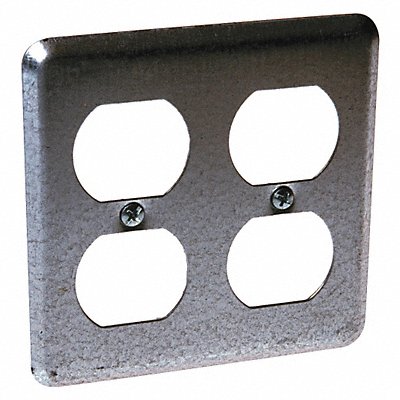 RACO 873 Electrical Box Cover 2 Duplex Receptacle