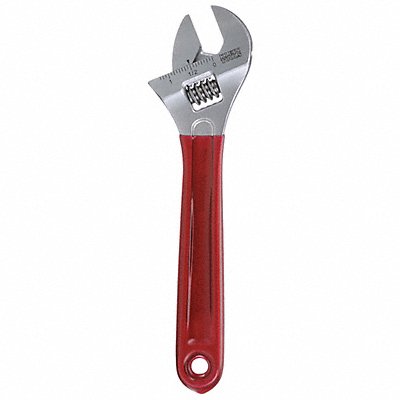 KLEIN TOOLS D5078 Adjustable Wrench Plastic Chrome 8