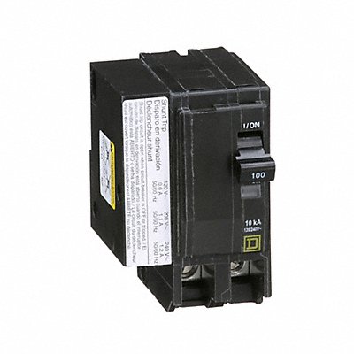 SQUARE D QO21001021 Circuit Breaker 100A Plug In 120/240V 2P