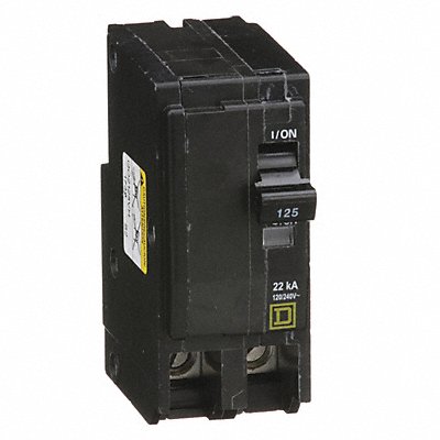 SQUARE D QO2125VH Circuit Breaker 125A Plug In 120/240V 2P