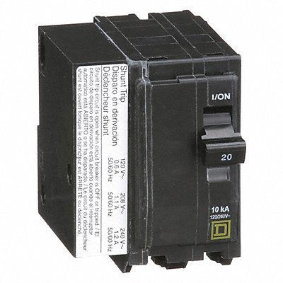 SQUARE D QO2201021 Circuit Breaker 20A Plug In 120/240V 2P