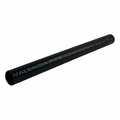 GRAINGER 291510 Pipe 1-1/2 x 10ft ABS DWV Foam Core