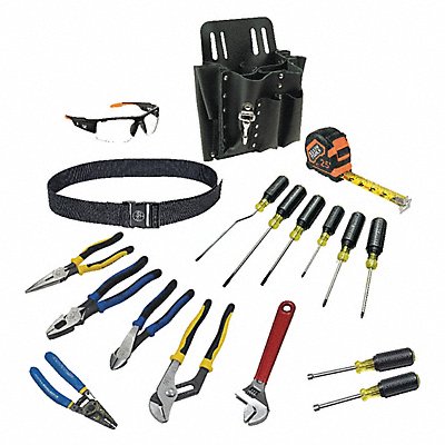 KLEIN TOOLS 80118 General Hand Tool Kit No of Pcs. 18