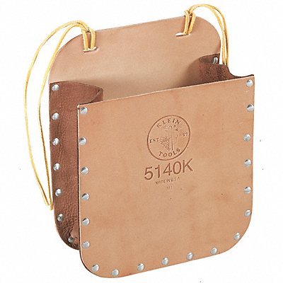KLEIN TOOLS 5140K Brown Tool Pouch Leather