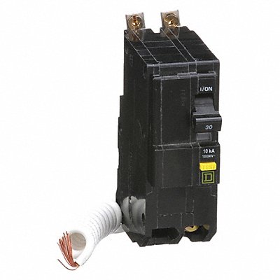SQUARE D QOB230GFI Circuit Breaker 30A Bolt On 120/240V 2P