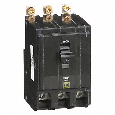 SQUARE D QOB360VH Circuit Breaker 60A Bolt On 120/240V 3P