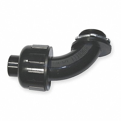HUBBELL WIRING DEVICE-KELLEMS P0389NBK Conduit Fitting Nylon Trade Size 3/8in