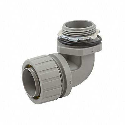 HUBBELL WIRING DEVICE-KELLEMS P1259NGY Conduit Fitting Nylon Trade Size 1 1/4in