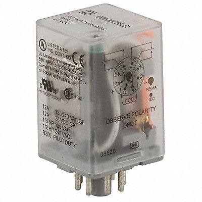 SCHNEIDER 8501KPDR12P14V53 H7952 General Purpose Relay 24VDC 10A 8Pins