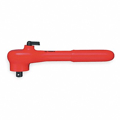 KNIPEX 9831 Hand Ratchet Insulated 3/8 Dr. 7-1/2 L