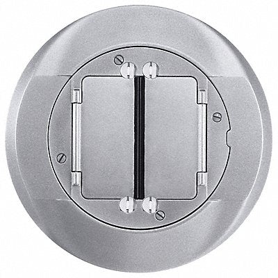 HUBBELL WIRING DEVICE-KELLEMS S1CFCAL Floor Box Cover Carpet Flange Aluminum