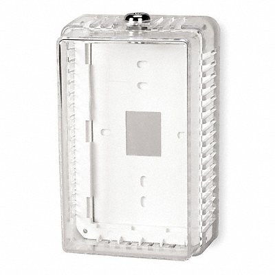 GRAINGER 2E379 Thermostat Guard Plastic 8x5x3 3/8in