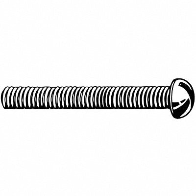 GRAINGER U242100160050 MS #8-32 Zinc Plated 1/2 L 100PK
