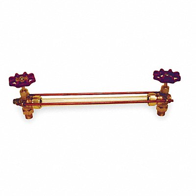 APOLLO 2010100 Water Gauge Standard 3/8 In MNPT Bronze