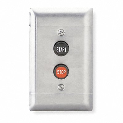 SQUARE D 9001BF201 Control Station Feed-Thru 2 Buttons Blk