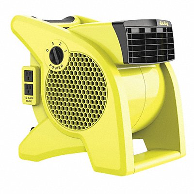 AIR KING 9566 Portable Blower Fan 120V 350 cfm Yellow