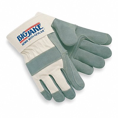 MCR SAFETY 1711 Leather Gloves Grey XL PR