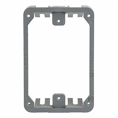 HUBBELL WIRING DEVICE-KELLEMS PFBRMC Mounting Collar Rectangular Carpet/Tile