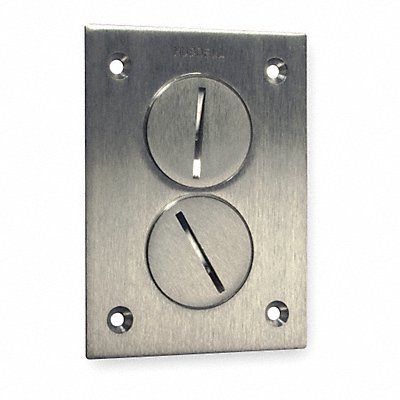 HUBBELL WIRING DEVICE-KELLEMS SA3625 Floor Box Cover 1-Gang 3 in.