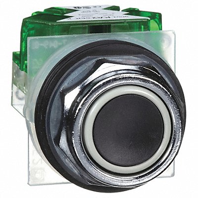 SCHNEIDER ELECTRIC 9001KR1BH5 H7062 Flush Push Button Operator Non Illuminated Blk 1NO