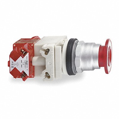 SCHNEIDER ELECTRIC 9001KR8P1RH25 MushroomPushButtn Transfmr Red 1NC/1NC
