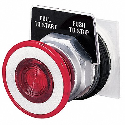 SCHNEIDER ELECTRIC 9001KR9P1R Mushroom Head Push Button Red LED 30mm