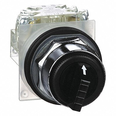 SCHNEIDER ELECTRIC 9001KS43BH13 Selector Switch Non Illuminated 3Pos 30mm Black