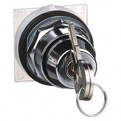SCHNEIDER ELECTRIC 9001KS43K10 Keyed Selector Switch Black 3Pos 30mm