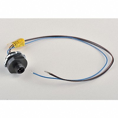 BRAD HARRISON 8R3006A18A120 External Thread Receptacle 3 Male 22 AWG