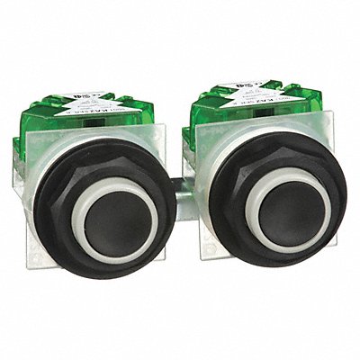 SQUARE D 9001SKRU1 PendantPushButton Non Illuminated Black 2NO