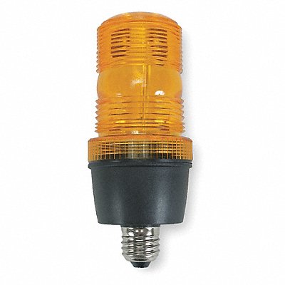 GRAINGER 2ERN6 Warning Light Strobe Tube Amber 120VAC