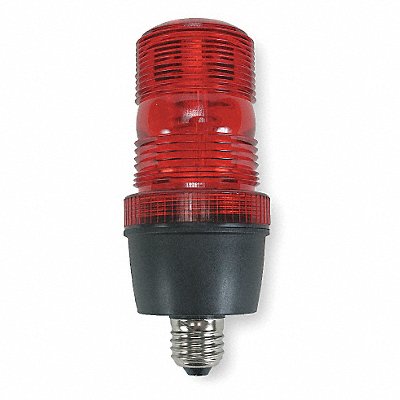 GRAINGER 2ERN7 Warning Light Strobe Tube Red 120VAC