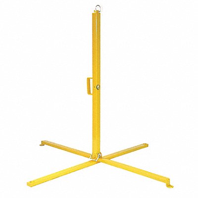 GUARDIAN 15225 Single Stanchion 39 in H Steel